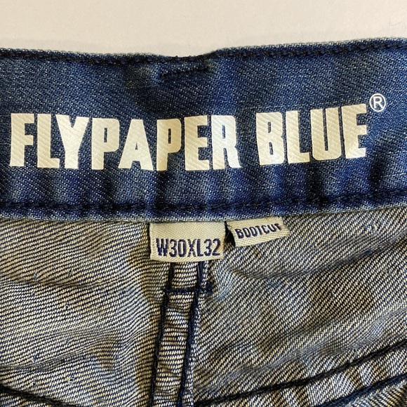 Flypaper Blue SZ 30 x 32 Bootcut Denim Blue Jeans New D30 - Picture 12 of 14